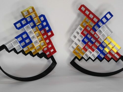 Juego de equilibrio inspirado en tetris